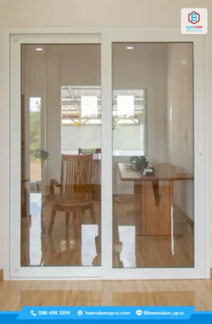 ประตูบานเลื่อนสลับ UPVC
