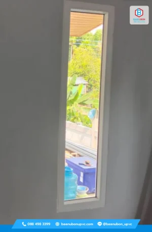 หน้าต่างบานช่องแสง/บานตาย UPVC
