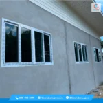 งานติดตั้งโครงหน้าต่าง uPVC บ้านสร้างใหม่ อ.กุดข้าวปุ้น จ.อุบลราชธานี
