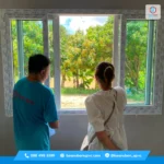 ทีมช่างบ้านอุบล uPVC ตรวจสอบความเรียบร้อยหน้าต่าง uPVC กุดข้าวปุ้น