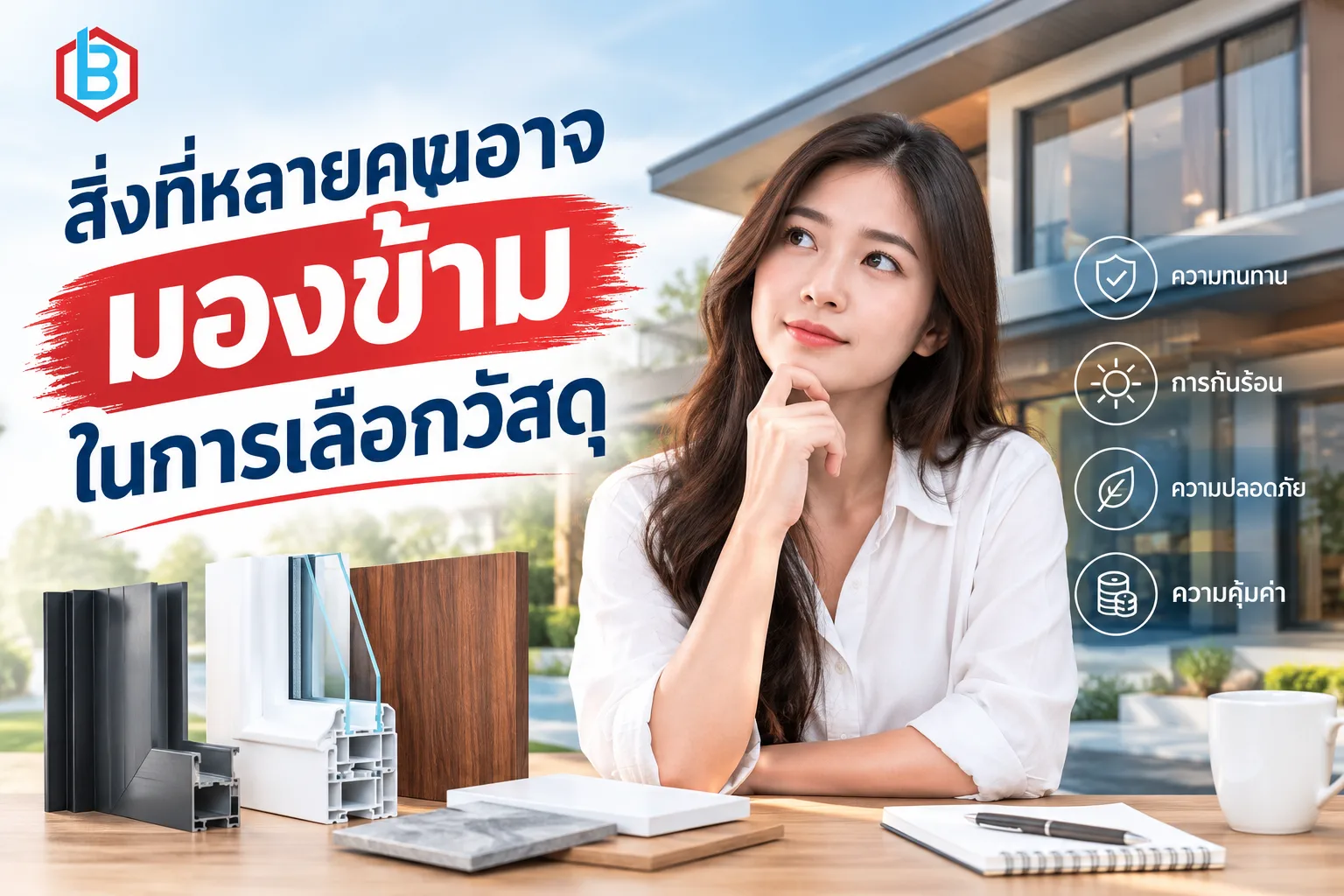 สิ่งที่หลายคนอาจมองข้ามในการเลือกวัสดุประตูหน้าต่าง
